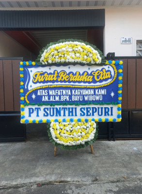 Papan Bunga Duka di Kasang Jaya
