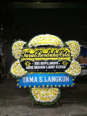 Papan Bunga Duka di Kasang Jaya